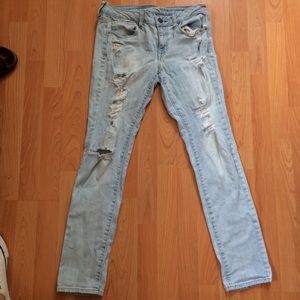 American Eagle Distressed Skinny Jeans