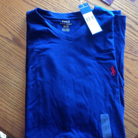 Polo Ralph Lauren Navy Blue Shirt NWT size M