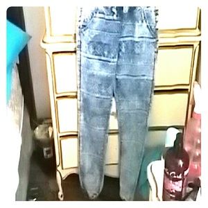 Light blue joggers pants