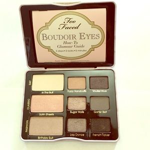 Too Faced Boudoir Eyes Shadow Palette! Minimal Use