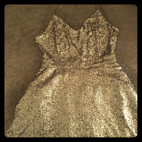 Tobi Sequin dress