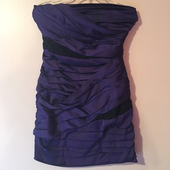 Purple mini dress