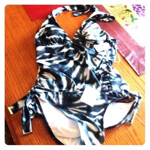 Calvin Klein Tankini Swim Suit size 6 NWT