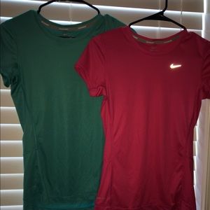 2 Nike XS dry fit tshirts