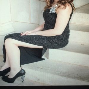 prom dress with the heels