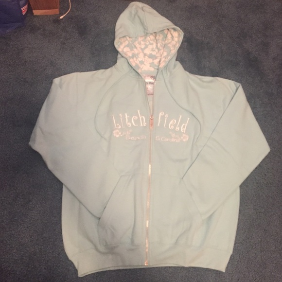 Blue Zip-up Sweatshirt