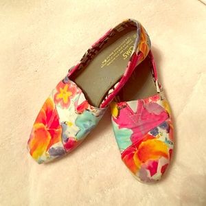 One pair of Toms shoes!!