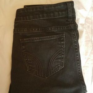 Black Hollister super skinny jeans