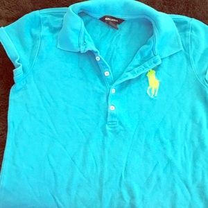 Polo Blue & Green Tee