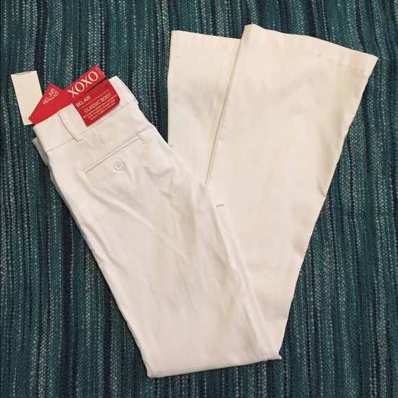 White XOXO Classic Boot Pants - Picture 2 of 4