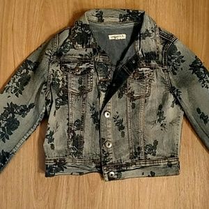 Jean jacket (floral, cropped) Jean jacket (floral, cropped)