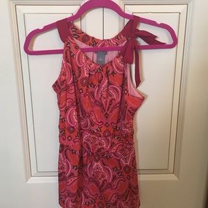 Ann Taylor paisley sleeveless