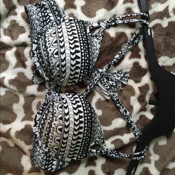 Vs push up bathing suit top