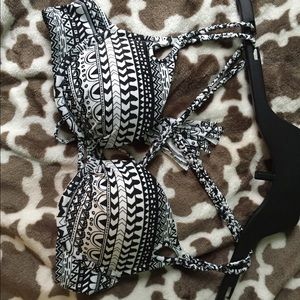 Vs push up bathing suit top