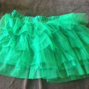 Green skirt