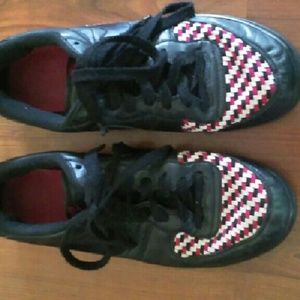 Black and Pink Nike Sneakers