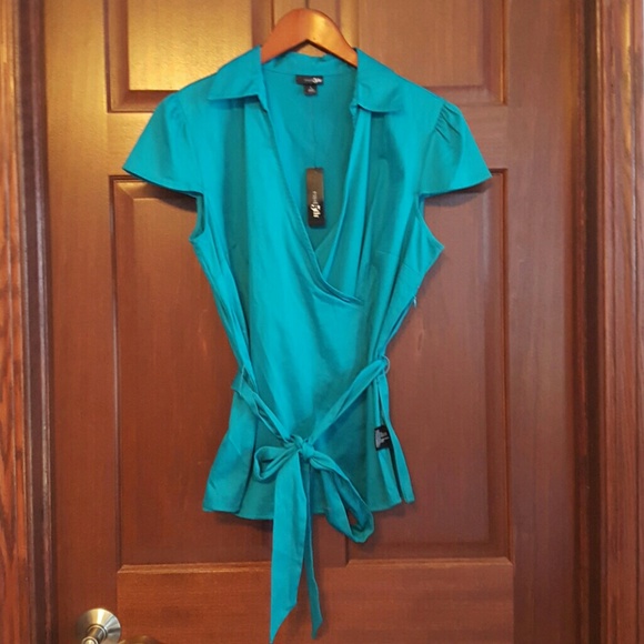 Teal East 5th Blouse