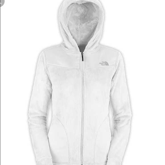 The North Face Jackets & Blazers - white fleece north face with hood
