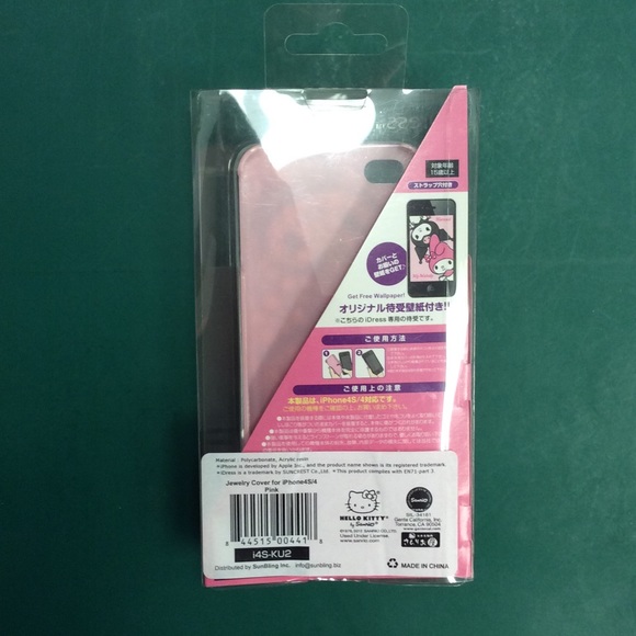 🔥🔥Kuromi MyMelody for iPhone 4S/4 - Picture 2 of 2