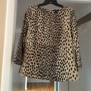 Not too bold leopard print blouse!