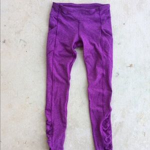 Lulu purple workout pants.