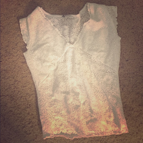 White Lace Shirt
