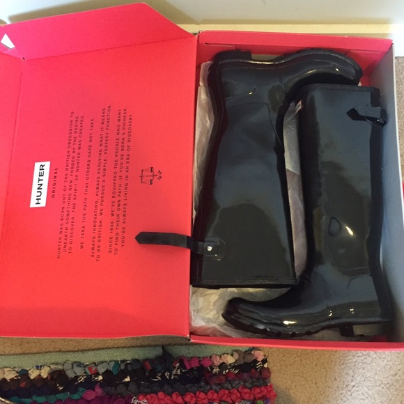 HUNTER Rainboots adjustable wide calf