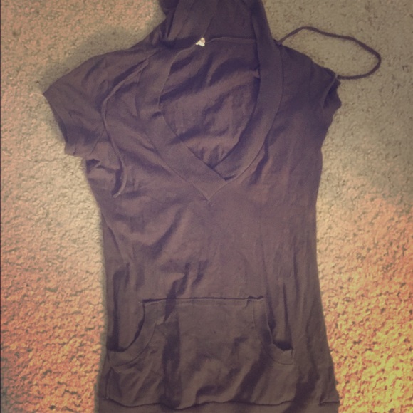Brown Hoodie Shirt