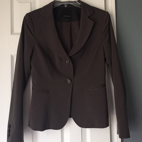 Chocolate brown blazer by The Limited size 6