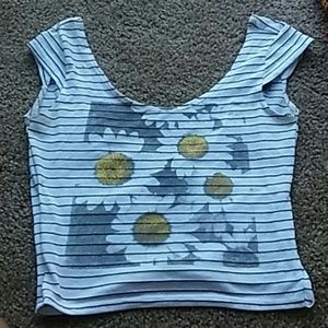 Daisy crop top