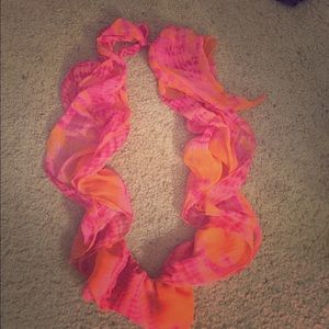 Pink/Orange infinity scarf