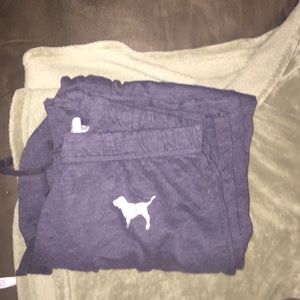 VS PINK grey sweatpants
