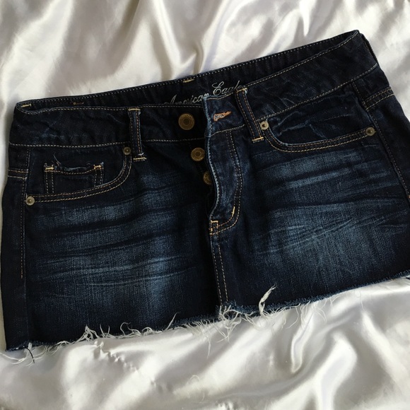 Dark Denim A&E Mini Skirt