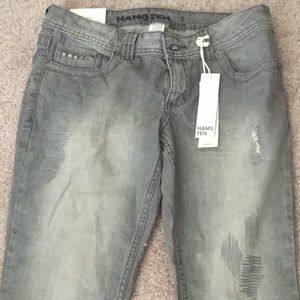 NWT skinny black low rise jeans