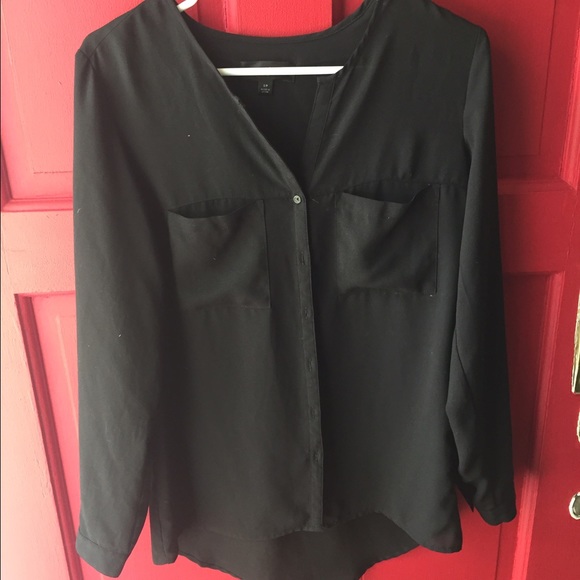 Mossimo Black button down