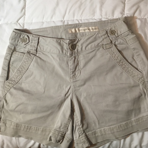 Tan DKNY shorts