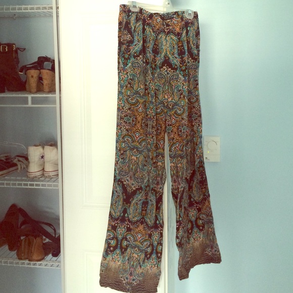 Patterned hippie pants