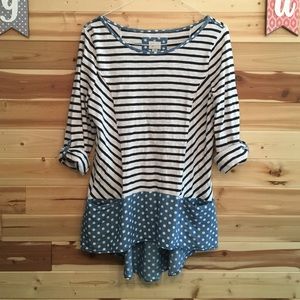 ANTHROPOLOGIE Postmark brand top 🌺