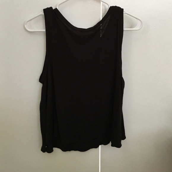 Womens muscle top with sunflower cross - Picture 2 of 2