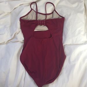 Burgundy / Wine Leotard Ballet
