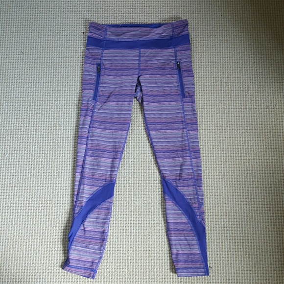 Lululemon space dye purple iris tights size 6 - Picture 3 of 3
