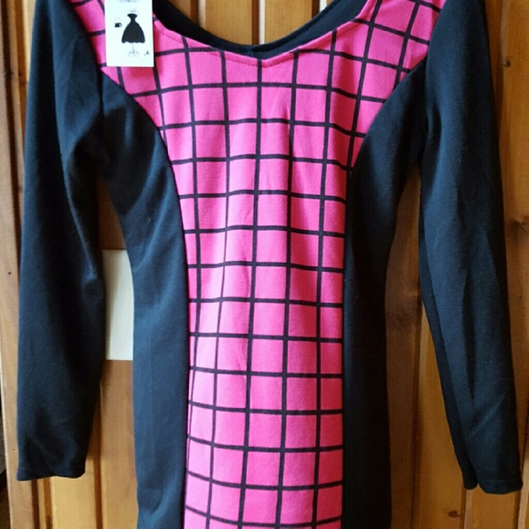 Black and pink  dress - Picture 2 of 4