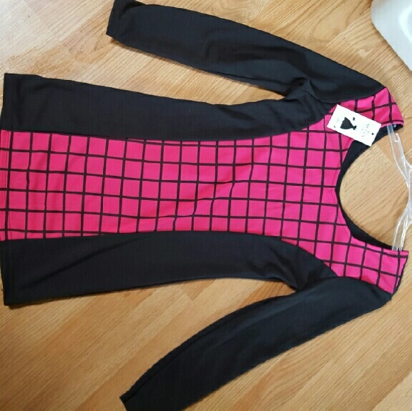 Black and pink  dress - Picture 3 of 4