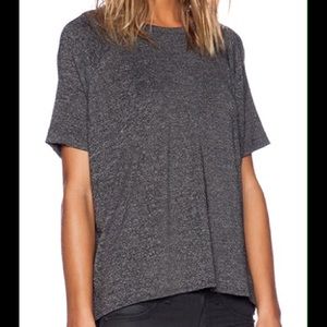 rag & bone/JEAN Camden Tee char grey sz Large NWT