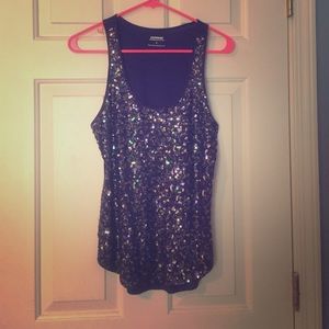 Express sparkly tank.