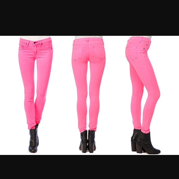 rag and bone pink jeans