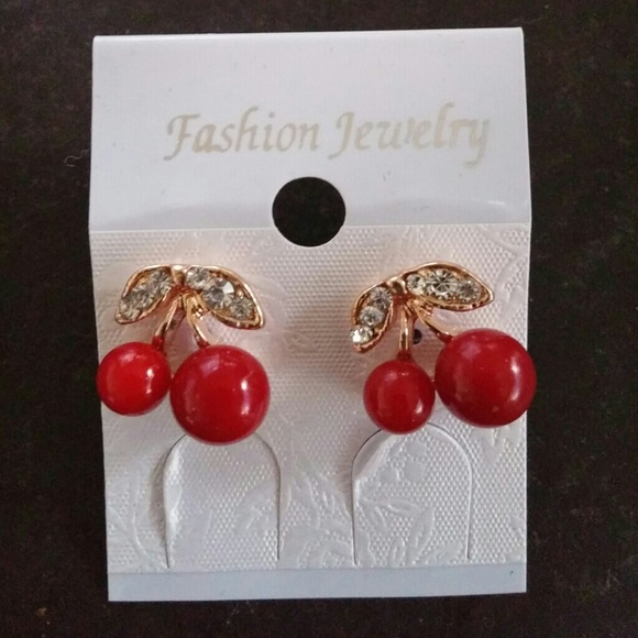 Cherry earrings