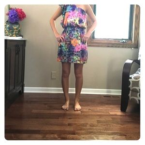 Multi-colored one strap dresss from Von Maur