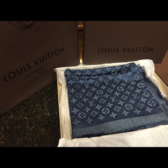 Louis Vuitton Monogram Dark Blue & Silver
