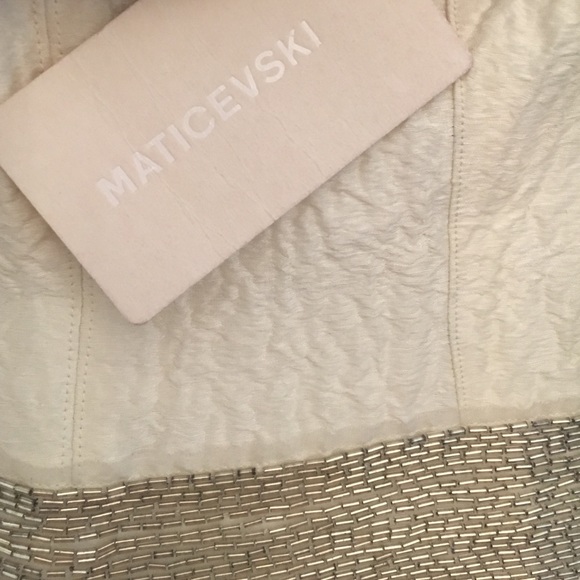 Maticevski Silk Dress with beaded waistband - Picture 3 of 4